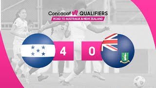 Resumen Concacaf Women Qualifiers GS 2022: Honduras vs Islas Vírgenes Británicas