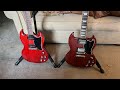 2022 Gibson SG Special vs 2020 Gibson SG Standard ‘61