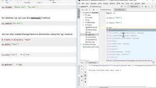 27. Python - File Handling - Python built-in modules