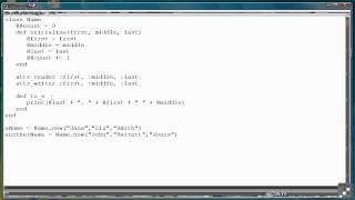 Infinite Skills: Ruby Programming 39 - Class Variables