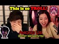 Sykkuno DIE LAUGHING and TROLL TOO HARD the entire AMONG US games | Best Moment | ft. fuslie, Corpse