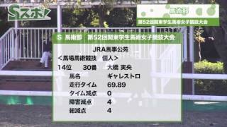 専修大学スポーツ番組「Sスポ！」 馬術部編　2014.12.14