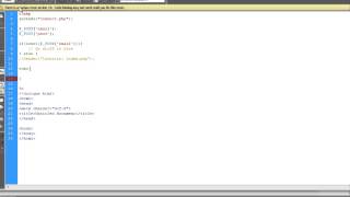 Basic Login Script in PHP Part 1