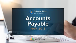 Microsoft Dynamics NAV 2013 Accounts Payable Training Demo Part One