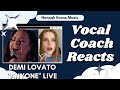 DEMI LOVATO 'Anyone' Live @ The Grammys | Vocal Coach Reacts | Hannah Evans Music