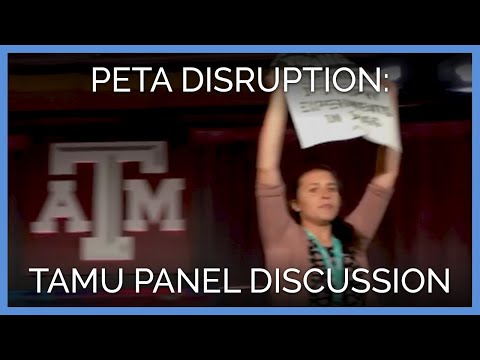 Disruption of Texas A&M Panel Discussion Disruption of Texas A&M Panel Discussion