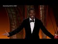 Watch the uncensored moment Will Smith smacks Chris Rock on stage at the Oscars, drops F-bomb
