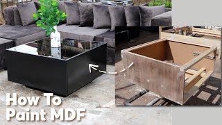 How to Paint MDF | Both Plain and Laminate | Perfect Finish