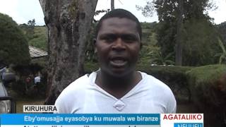 Eby’omusajja eyasobya ku muwala we biranze