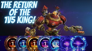 Gazlowe RoboGobo - The Return of 1v5 King! - B2GM Season 5 (Bronze 4)