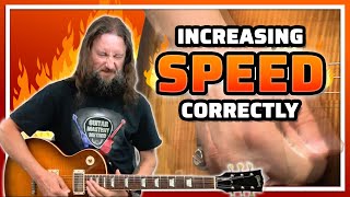 Increasing Guitar Speed With Correct Guitar Picking Technique And Alternate Picking