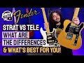 Stratocaster VS Telecaster! - Which Is Best For YOU & What Are The Differences! - History & Review