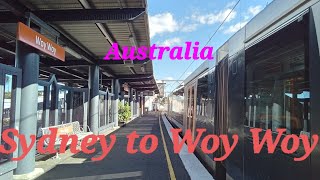 Sydney to Woy Woy by train, Central Coast NSW Australia 🇦🇺 2023