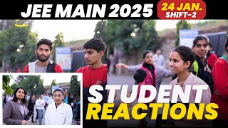 #JEEMain 2025 | 24 Jan Shift 2 #StudentReactions😱 किस Subject ने किया बच्चों को परेशान? #JEEMain2025