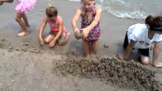 How to Make a Dribble Sand Castle