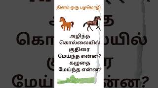 தினம் ஒரு பழ மொழி