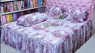 Sprei rumbai motif Antoinette Bantal love bahan selalu bikin nyaman