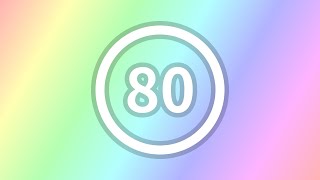 80 seconds timer ‐ Countdown Circle Gradation