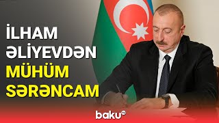 Prezident Şahin Bağırovla bağlı sərəncam imzaladı