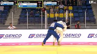 Judo MD 66kg 18 BAYANMUNKH, N MGL Waza Ari  Grand Slam Ulaanbaatar 2022