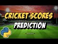 Machine Learning project : Cricket Score prediction using Python ( Beginner )