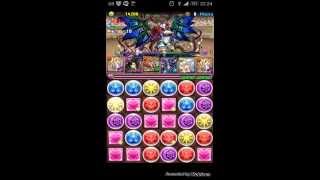 【パズドラ】「第22回チャレンジダンジョンLv8【全属性必須】」最強戦士・超ベジットPT