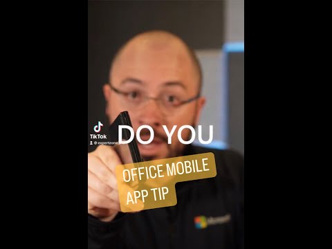 Consejo para la aplicación móvil de Office #shorts