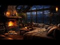 Rain & Thunderstorm with Lightning, Crackling Fireplace, Cats and Dog - Cozy Ambience to Relax