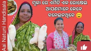 ମୂଳା ରେ ଏମିତି ଏକ ରୋଷେଇ ଆପଣମାନେ କେବେ ବନେଇନଥିବେ ☺️//ଥରେ ବନାନ୍ତୁ ବହୁତ ଟେଷ୍ଟ ଲାଗିବ👌@AaiNatuniHandisala