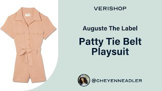 Auguste The Label Patty Tie Belt Playsuit Review