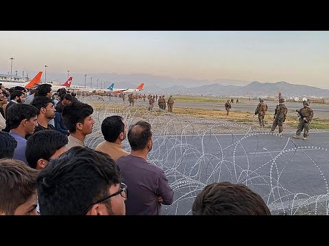 Afghans Cling To Departing US Military Plane As Desperation Grows At ...