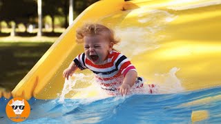 FUNNY BABIES WATER FAILS - Funny Baby Videos || Just Funniest