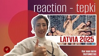 REACTION • Tautumeitas - Bur man laimi (Eurovision 2025 🇱🇻 Latvia)