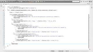 Minecraft Bukkit Coding ~ Episode 3: Multiple Arguments