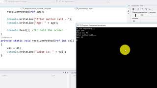 Using an out parameter in C# Programming