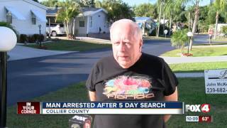 Man accused of shooting at Collier deputies arrested