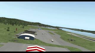 KHQM - Bowerman Airport Scenery for X-Plane 10 - Video 2