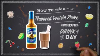 How to Make a Torani Flavored Protein Shake