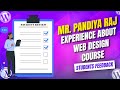 Mr. Pandiyarajan's Experience: Comprehensive WordPress Training at Vensen Academy