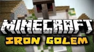 Minecraft How to Make A Iron Golem! Xbox 360 and Ps3