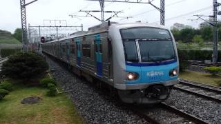 安山線341000系 烏耳島駅到着 KORAIL Ansan Line Class 341000 EMU