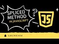 JavaScript Splice() Method