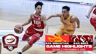 NCAA Season 98 | Game Highlights: San Beda vs SSC-R | Men's Basketball Tournament Round 2