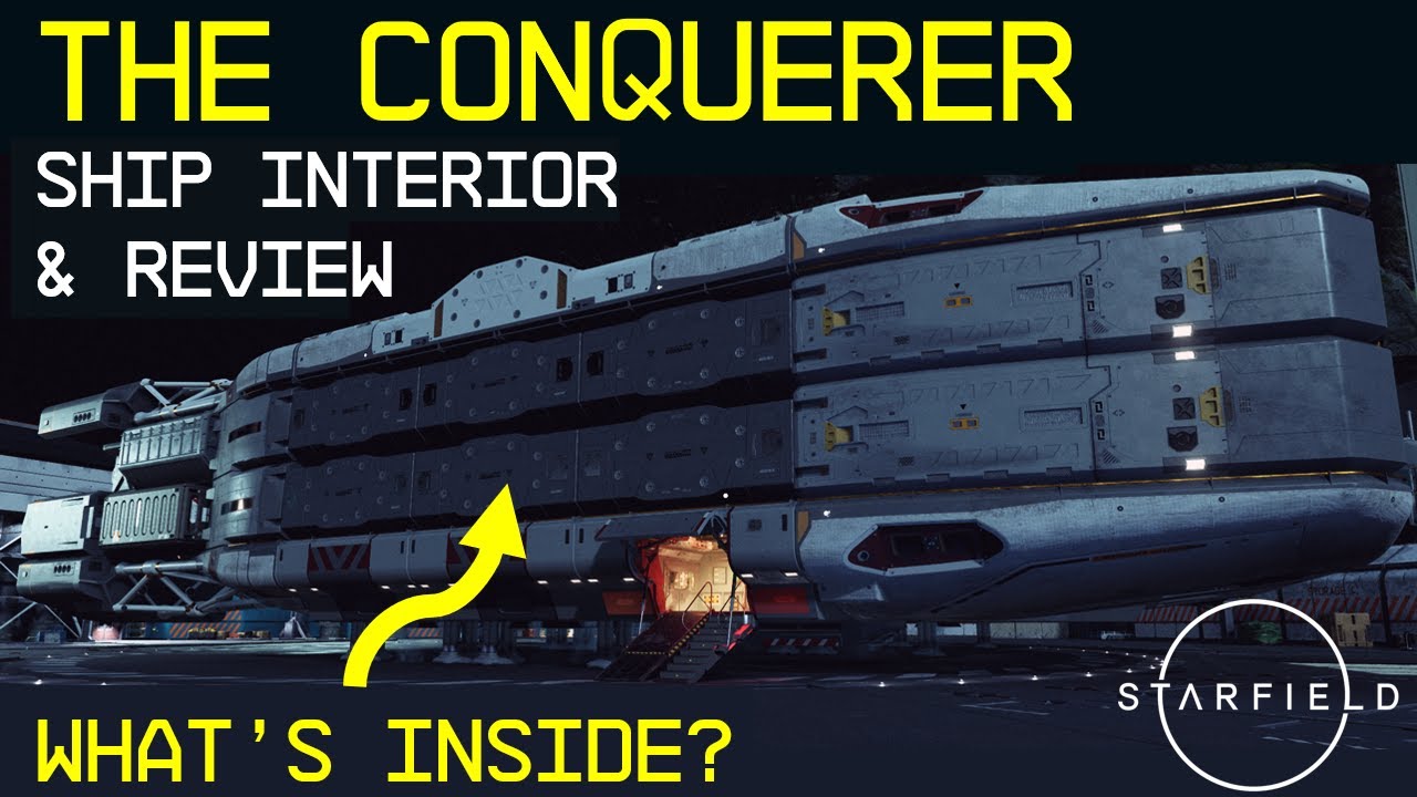 Starfield: The Conquerer Ship Interior - What's Inside Stroud-Eklund's ...