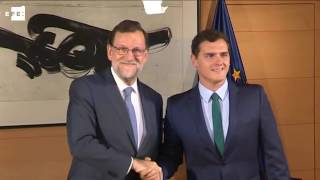 Comienza la reunión en la que Rajoy confía que Rivera se mueva al sí