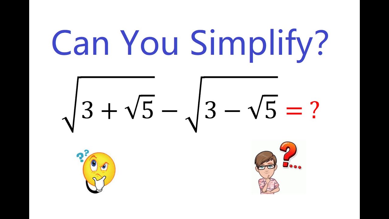 How To Simplify The Square Root Expression? - YouTube