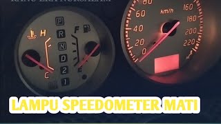 LAMPU INDIKATOR SPEEDOMETER MOBIL MATI // NISSAN XTRAIL T30