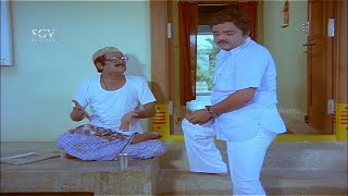 Dwarakish and Musuri Krishanmurthy Coffee Comedy Scenes | Police Papanna Kannada Classic Movie
