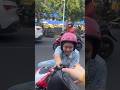 Naik motor Kecil dilindas Truk! Nasya antarin Hadiah ke Subscriber #shorts Nasya kaila Nazifah