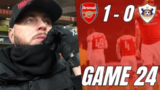 Arsenal 1 vs 0 Qarabag - That Was An Awful Game - Matchday Vlog